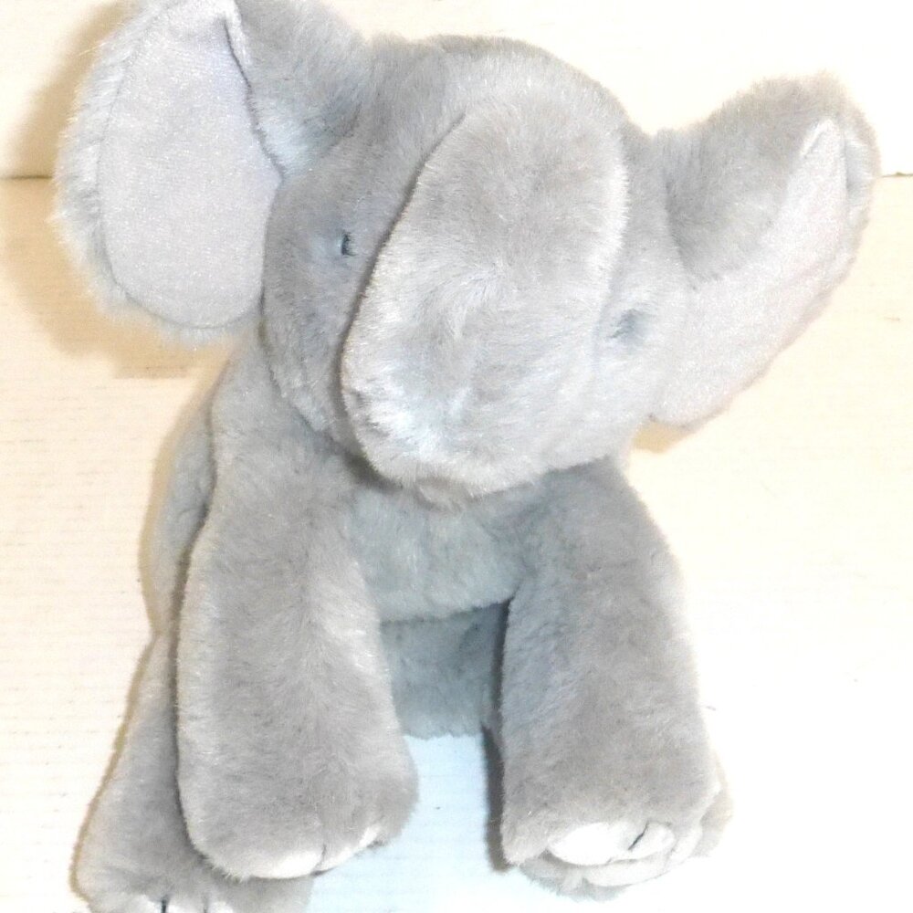 Vintage 1997 TY Spout Gray Elephant 12" Soft Plush Stuffed Animal Made in Korea